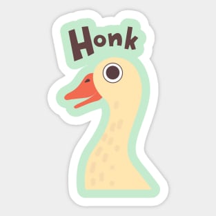 Goose Honk Sticker